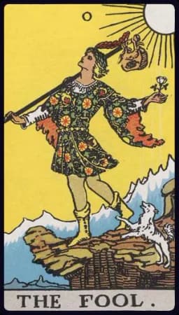 The Fool - Rider-Waite-Smith tarot card