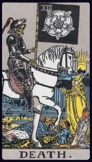 Death - Rider-Waite-Smith tarot card