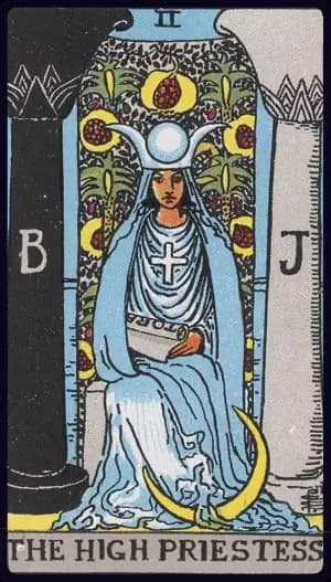 The High Priestess - Rider-Waite-Smith tarot card