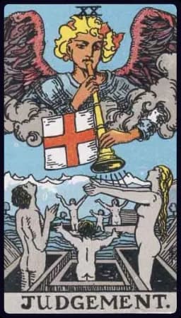 Judgement - Rider-Waite-Smith tarot card