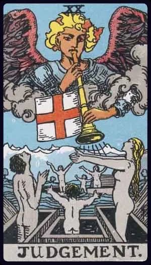 Judgement - Rider-Waite-Smith tarot card