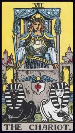 The Chariot - Rider-Waite-Smith tarot card