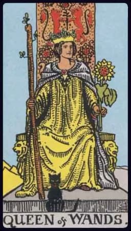 Queen of Wands - Rider-Waite-Smith tarot card