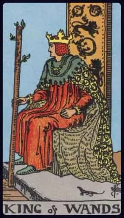 King of Wands - Rider-Waite-Smith tarot card